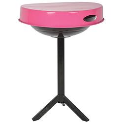 Foto van Esschert design bbq-tafel koolstofstaal roze ff250