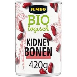 Foto van Jumbo kidneybonen biologisch 420g