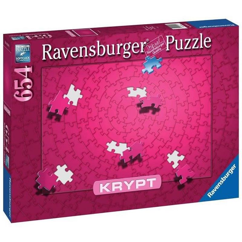 Foto van Ravensburger puzzel krypt 654 p - roze