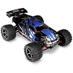 Foto van Traxxas e-revo 4x4 vxl blauw brushless 1:16 rc auto elektro monstertruck 4wd rtr 2,4 ghz