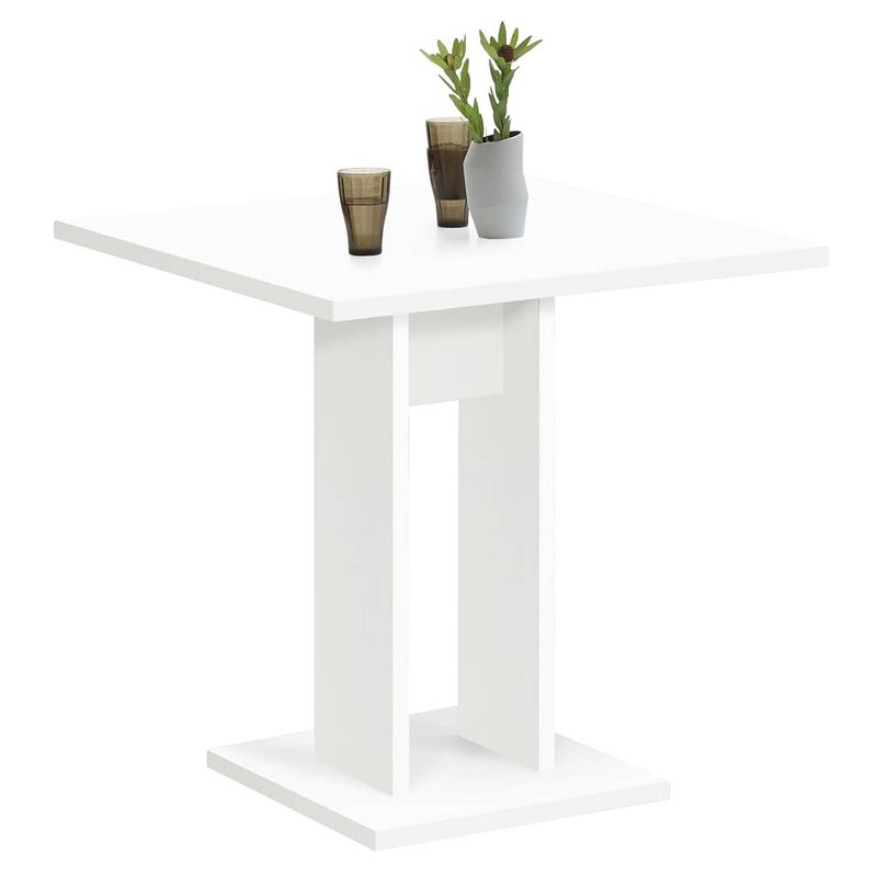 Foto van Fmd eettafel 70 cm wit