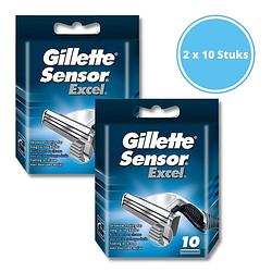 Foto van Gillette sensor excel scheermesjes - mannen - 10 stuks - 2 stuks