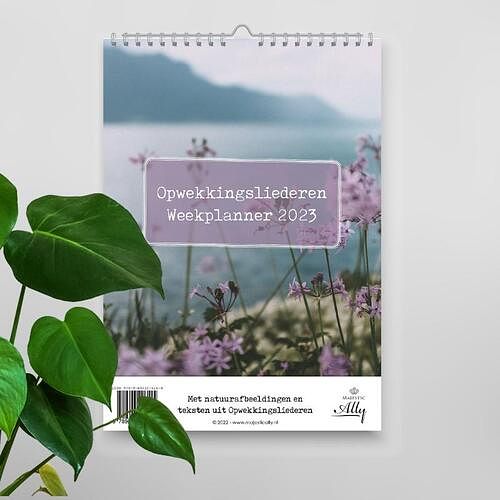 Foto van Weekplanner 2023 opwekkingsliederen - paperback (9789493206250)