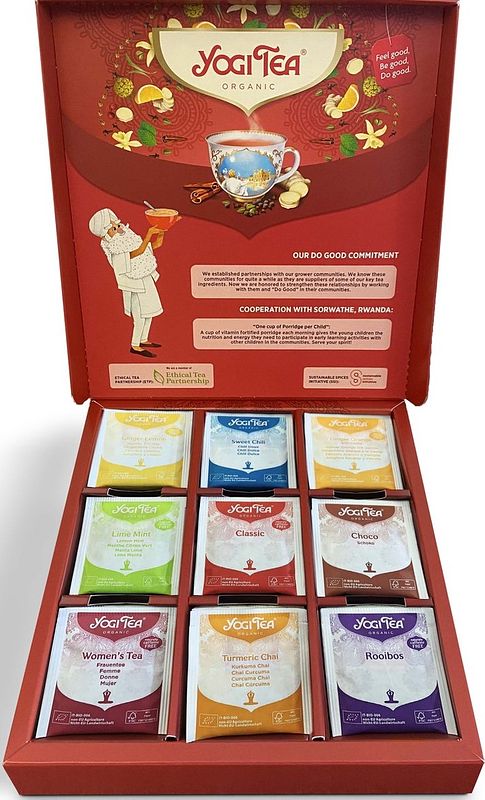 Foto van Yogi tea selection box geschenkset