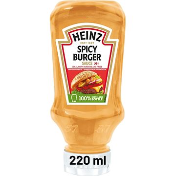 Foto van Heinz spicy burger sauce (hamburger saus) 220ml bij jumbo