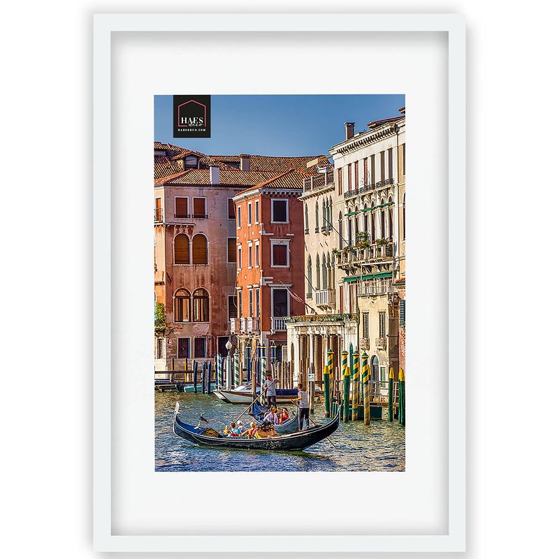 Foto van Haes deco - houten fotolijst venezia wit 30x45 of 40x60 -sp13060