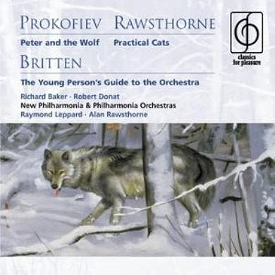 Foto van Prokofiev rawsthorne: peter and the wolf / britten: the young person's guide to the orchestra - cd (0094638223023)