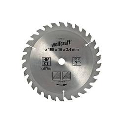 Foto van Wolfcraft wolfcraft 6731000 hardmetaal-cirkelzaagblad 140 x 12.75 mm aantal tanden: 18 1 stuk(s)