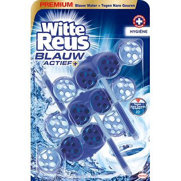 Foto van 1+1 gratis | witte reus blauw actief hygiene 150g aanbieding bij jumbo