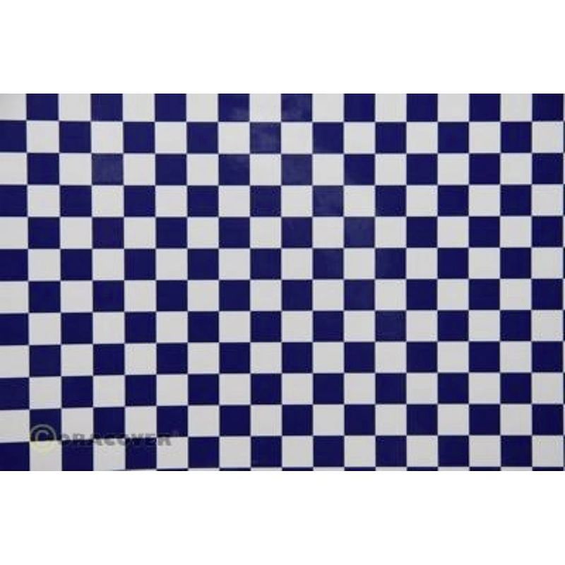 Foto van Oracover 44-010-052-002 strijkfolie fun 4 (l x b) 2 m x 60 cm wit, donkerblauw