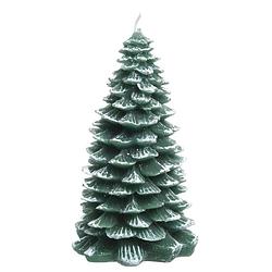 Foto van Kerstkaars kerstboom 12 cm - waxinelichtjes