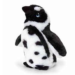 Foto van Keel toys pluche humboldt pinguin knuffeldier - wit/zwart - staand - 25 cm - knuffeldier