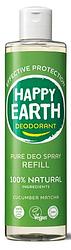 Foto van Happy earth 100% natuurlijke deo spray cucumber matcha navulling