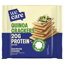 Foto van Wecare high protein quinoa crackers