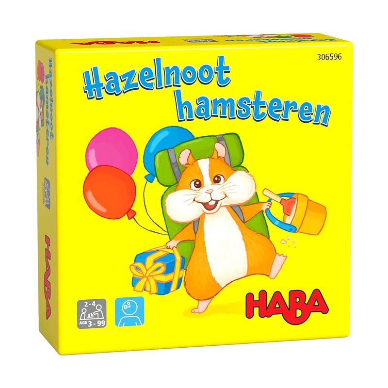 Foto van Haba supermini spel - hazelnoot hamsteren - 3+