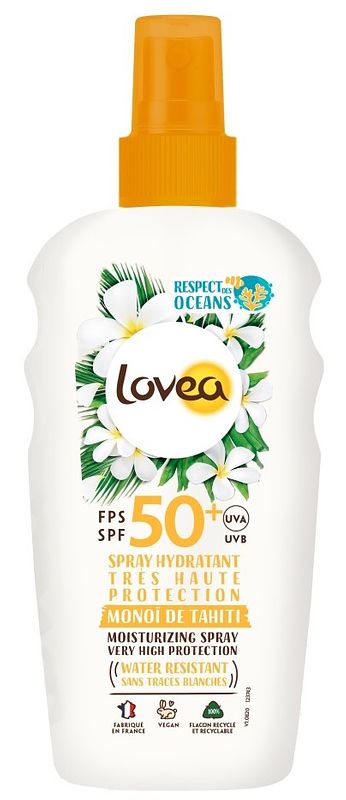 Foto van Lovea moisturizing spray spf50