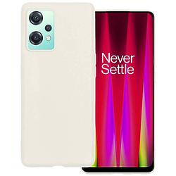 Foto van Basey oneplus nord ce 2 lite hoesje siliconen back cover case - oneplus nord ce 2 lite hoes silicone case hoesje - wit