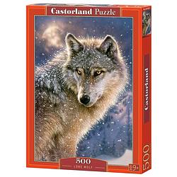 Foto van Castorland legpuzzel lone wolf 500 stukjes
