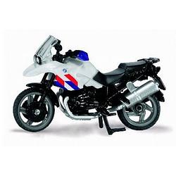 Foto van Siku bmw r1200 gs motorfiets politie 6,5 cm staal wit (1049)