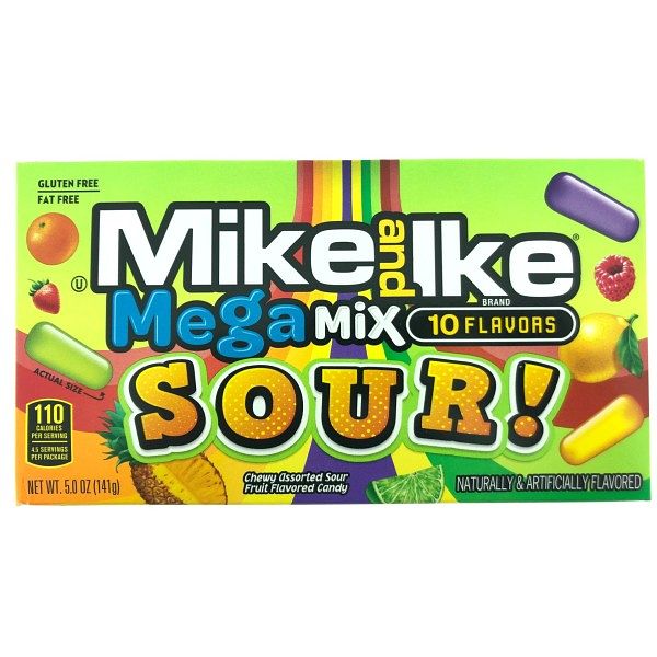 Foto van Snoep mike & ike mega mix sour