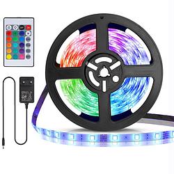 Foto van Aigostar 10wns led rgb strip - 5 meter - met afstandsbediening bedienbaar