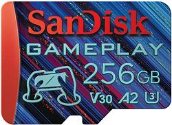 Foto van Sandisk microsdxc gameplay 256gb 190mb/s