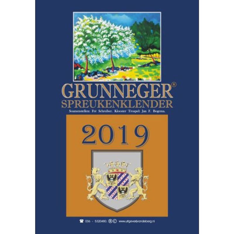 Foto van Grunneger spreukenklender 2019