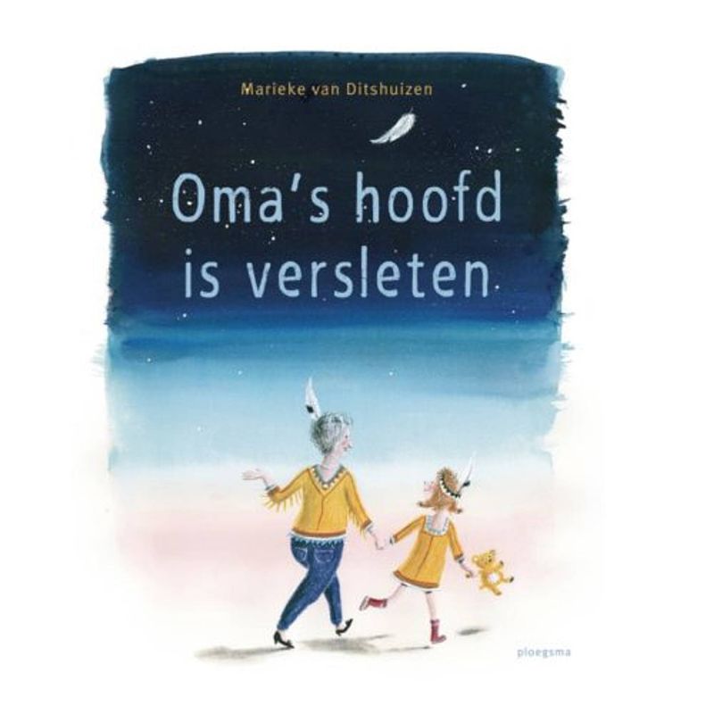 Foto van Oma's hoofd is versleten