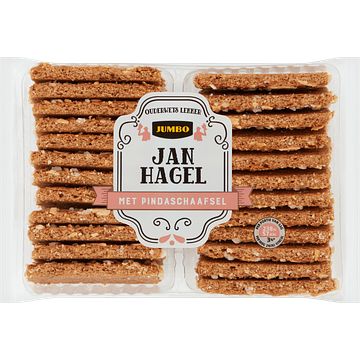 Foto van Jumbo koekjes jan hagel met pindaschaafsel 250 g