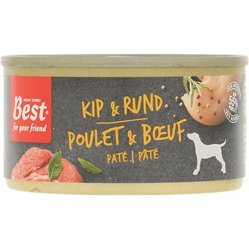 Foto van Best for your friend hond kip/rund 95gr bij jumbo