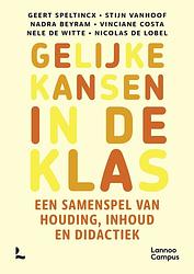 Foto van Gelijke kansen in de klas - geert speltincx, stijn vanhoof, nadra beyram, vinciane costa, nele de witte, nicolas de lobel - ebook