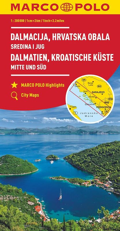 Foto van Marco polo dalmatië, kroatische kust midden en zuid - paperback (9783829739887)