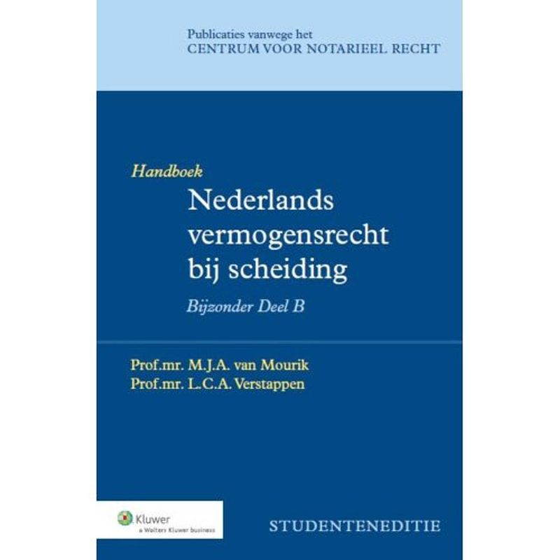 Foto van Nederlands vermogensrecht bij scheiding /