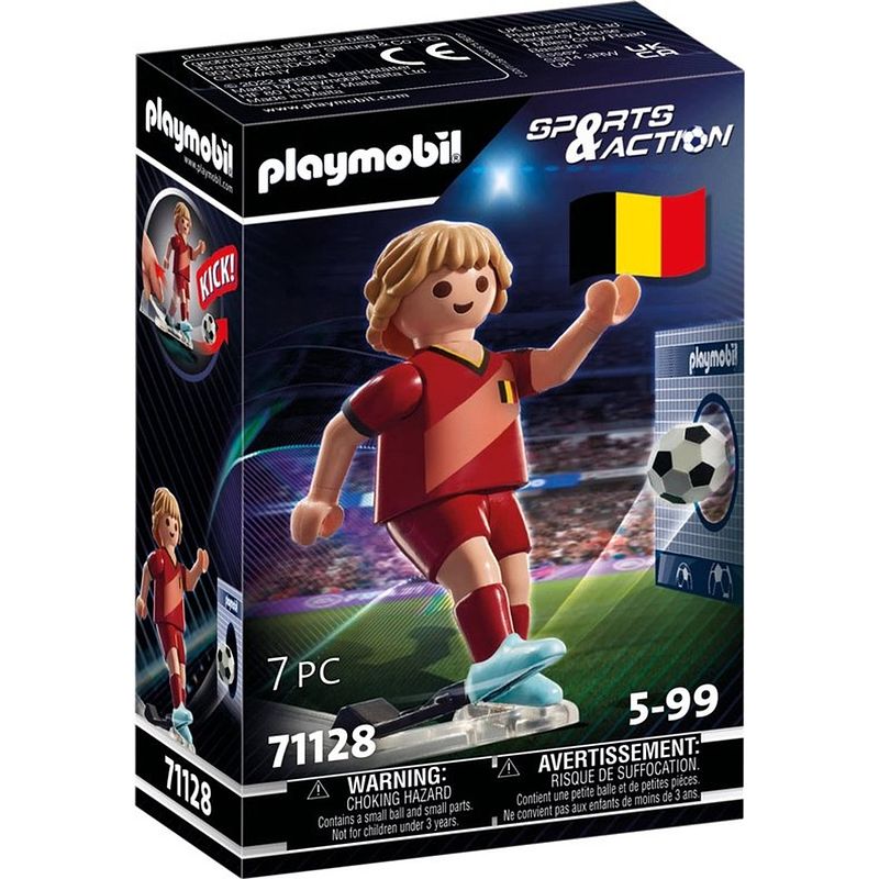 Foto van Playmobil sports & action voetballer belgië - 71128