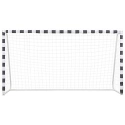 Foto van The living store voetbalgoal - 01 - outdoor - 300 x 90 x 160 cm - metaal