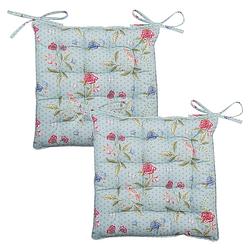 Foto van Haes deco - set van 2 sierkussenhoezen - 40x40x4 cm - 100% katoen - bloom like wild flowers