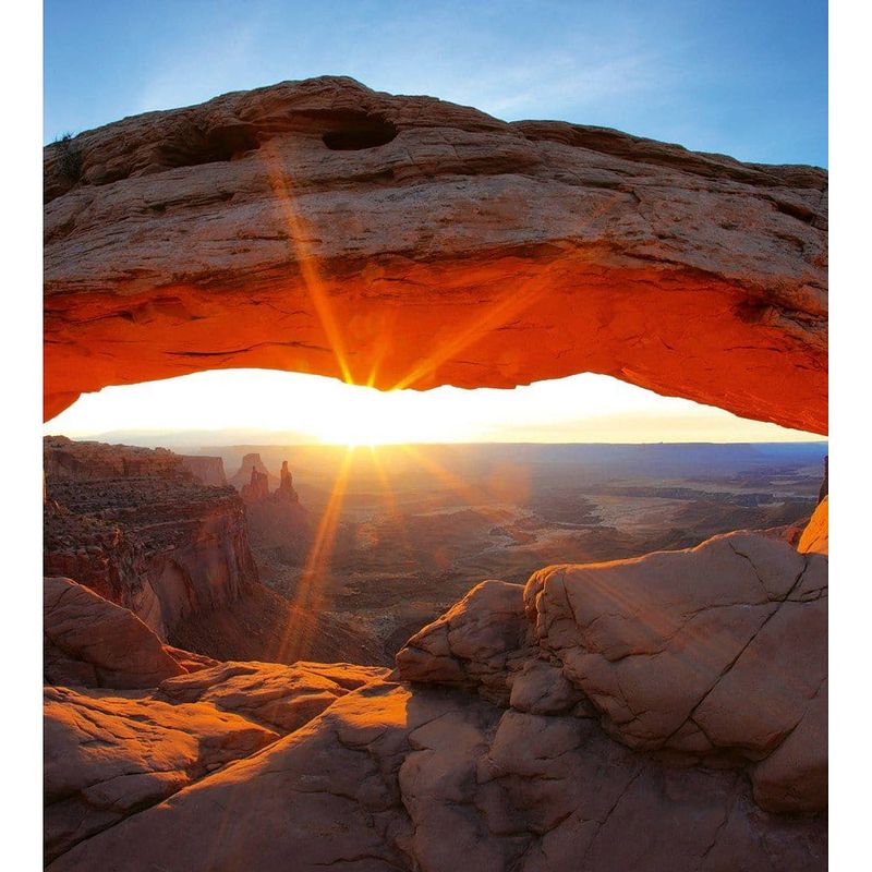 Foto van Dimex mesa arch vlies fotobehang 225x250cm 3-banen