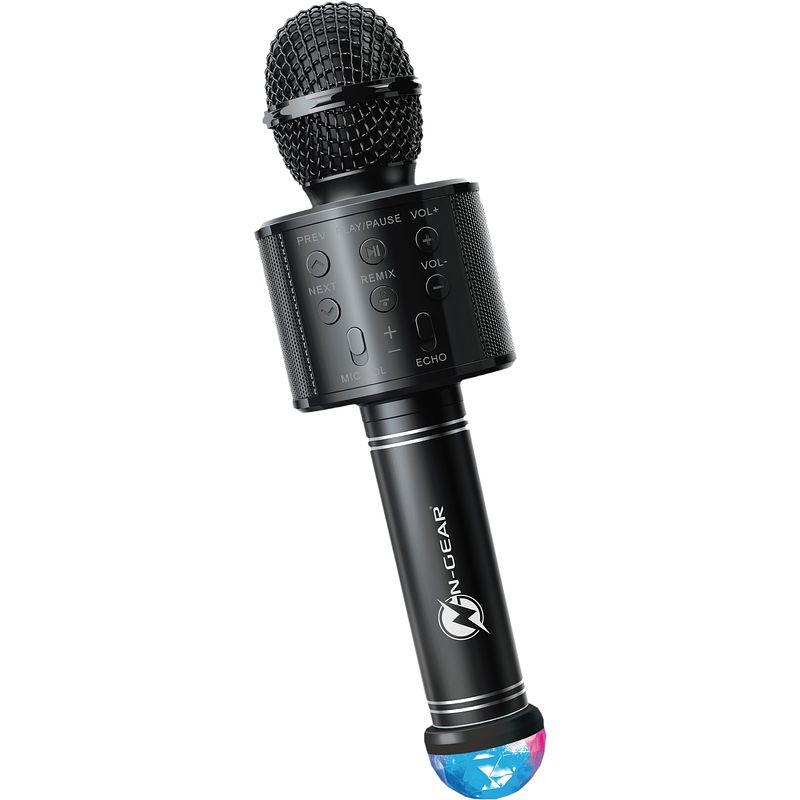 Foto van N-gear sing mic s20l bluetooth zangmicrofoon met discoverlichting