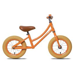 Foto van Rebel kids loopfiets hugo 12 inch jongens oranje