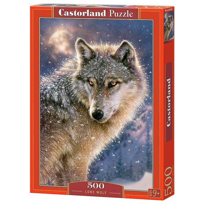 Foto van Castorland legpuzzel lone wolf 500 stukjes