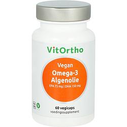 Foto van Vitortho omega 3 algenolie softgels 60st