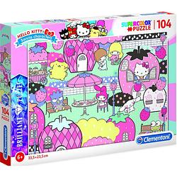 Foto van Clementoni legpuzzel hello kitty sanrio junior 104 stukjes