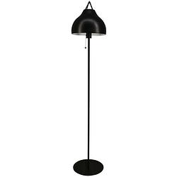 Foto van Dyberg larsen vloerlamp pyra 150 cm e27 staal 60w matzwart