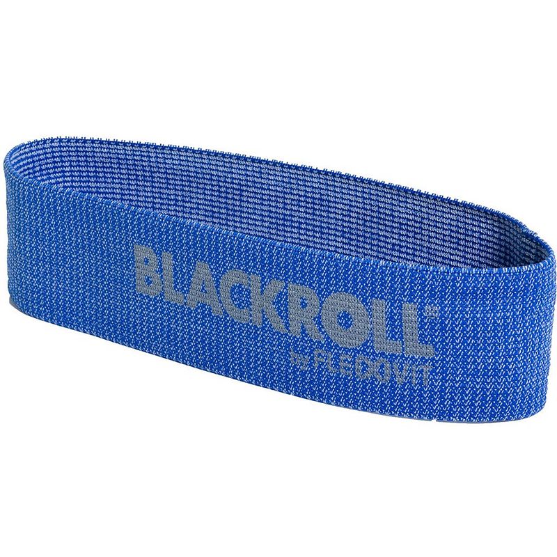 Foto van Blackroll loop band weerstandsband - sterk - blauw