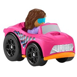 Foto van Fisher-price speelgoedauto wheelies junior roze