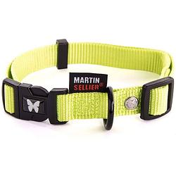 Foto van Martin sellier halsband 30-45 x 1,6 cm nylon groen