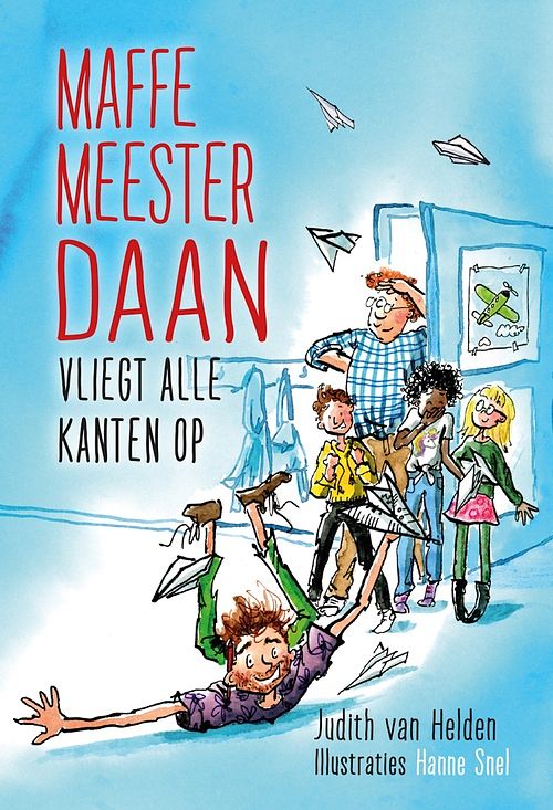 Foto van Maffe meester daan vliegt alle kanten op - judith van helden - ebook