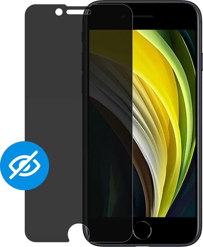 Foto van Bluebuilt apple iphone se 2022 privacy filter screenprotector glas