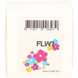 Foto van Flwr dymo 99013 adreslabel 36 mm x 89 mm transparant labels