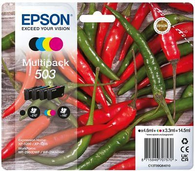 Foto van Epson 503 ink 4clr multipak blis inkt